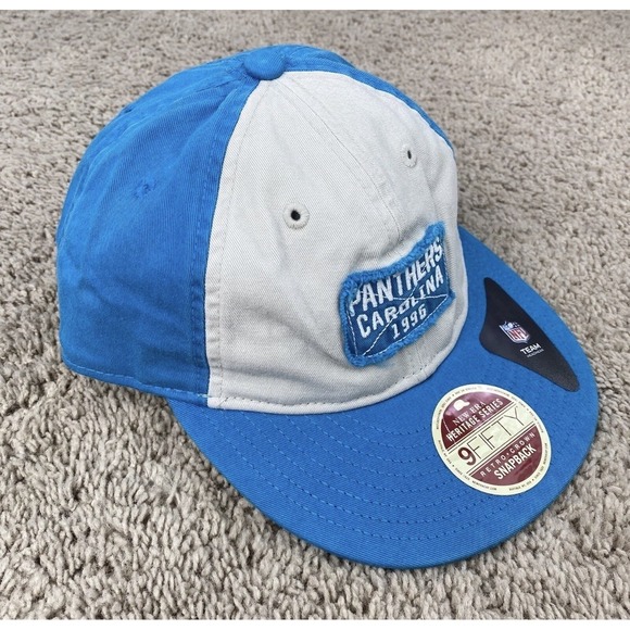 Carolina Panthers New Era 9FIFTY Hat Heritage Series Team Patch Snapback Cap NWT - Picture 3 of 8